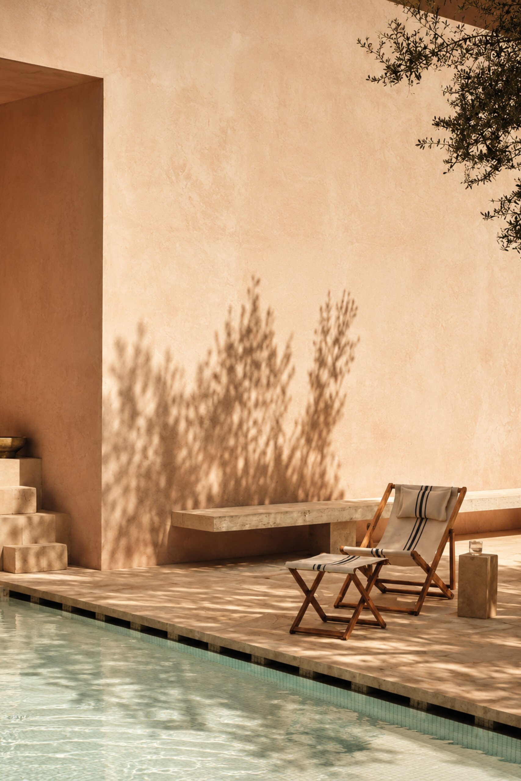 Interior of villa in Marrakech